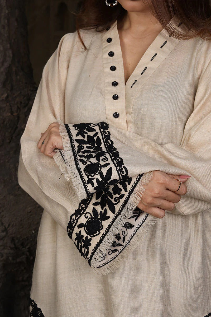 Embroidered Pashmina Kurta