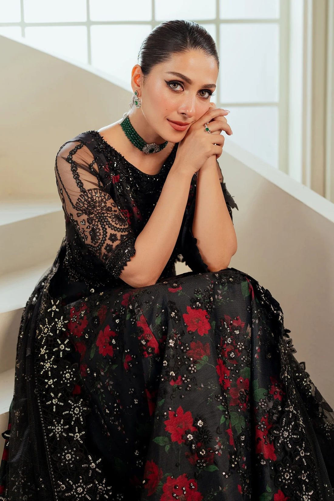 Baroque Chantelle Embroidered Net CH13-05