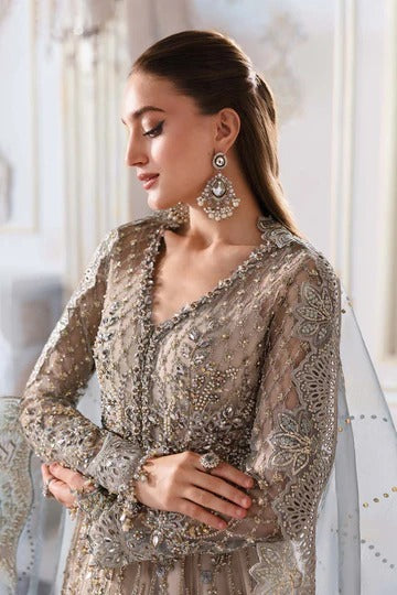 Maria B Embroidered Net Suit BD-3002