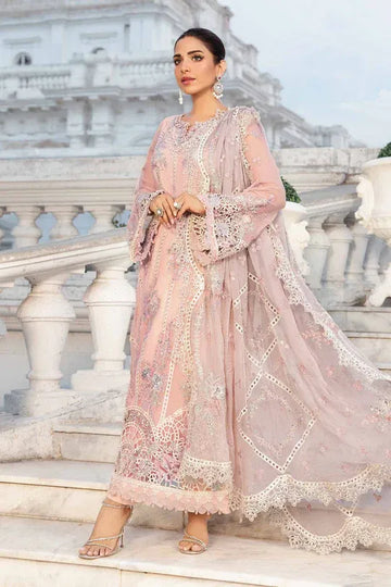 Maria.B D6 Baby Pink Chiffon Collection