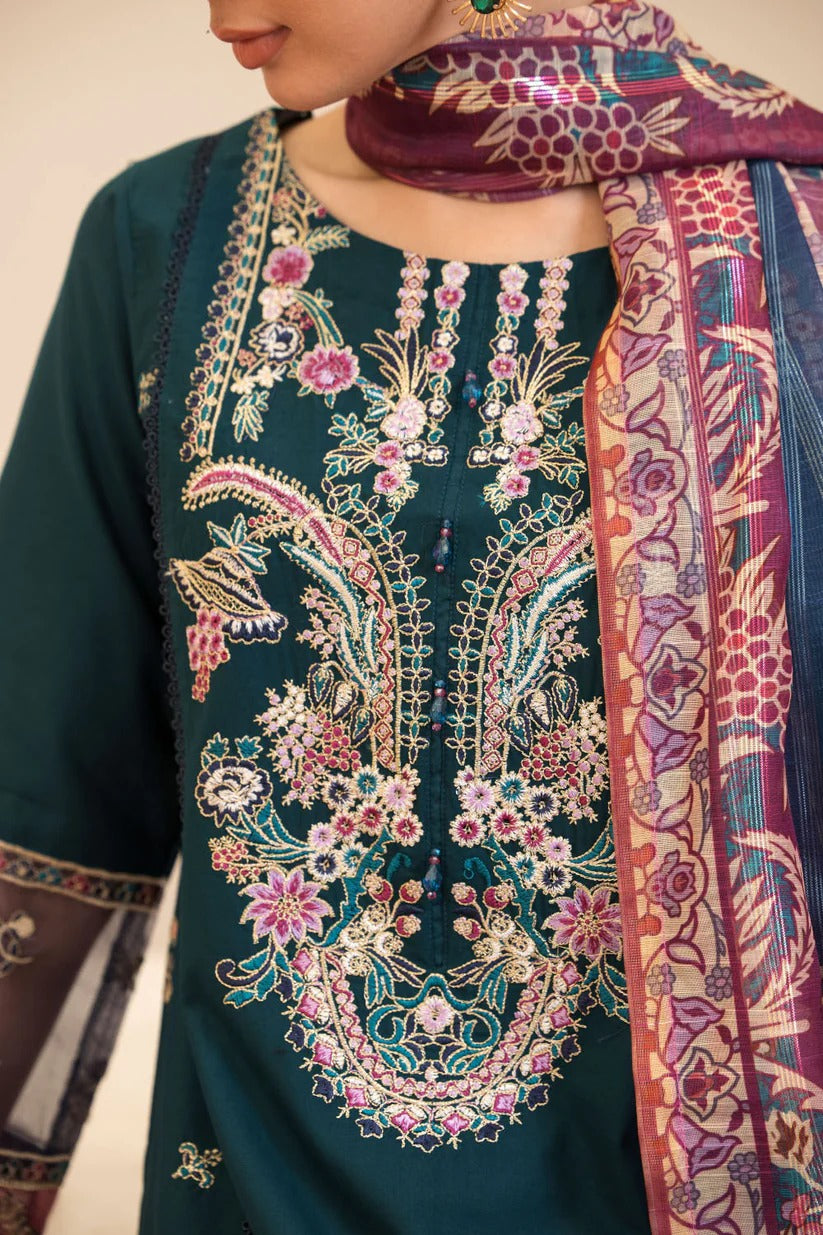 Embroidered Cotton Suit - 2751