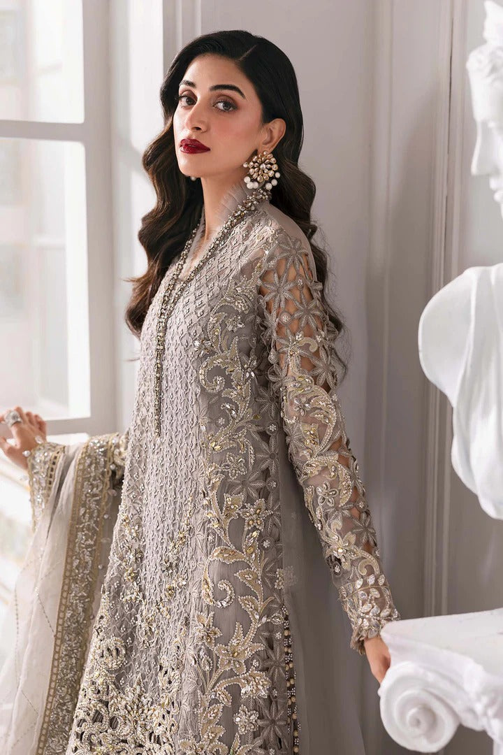 Maria. B Embroidered  BD-3006-Steel Grey