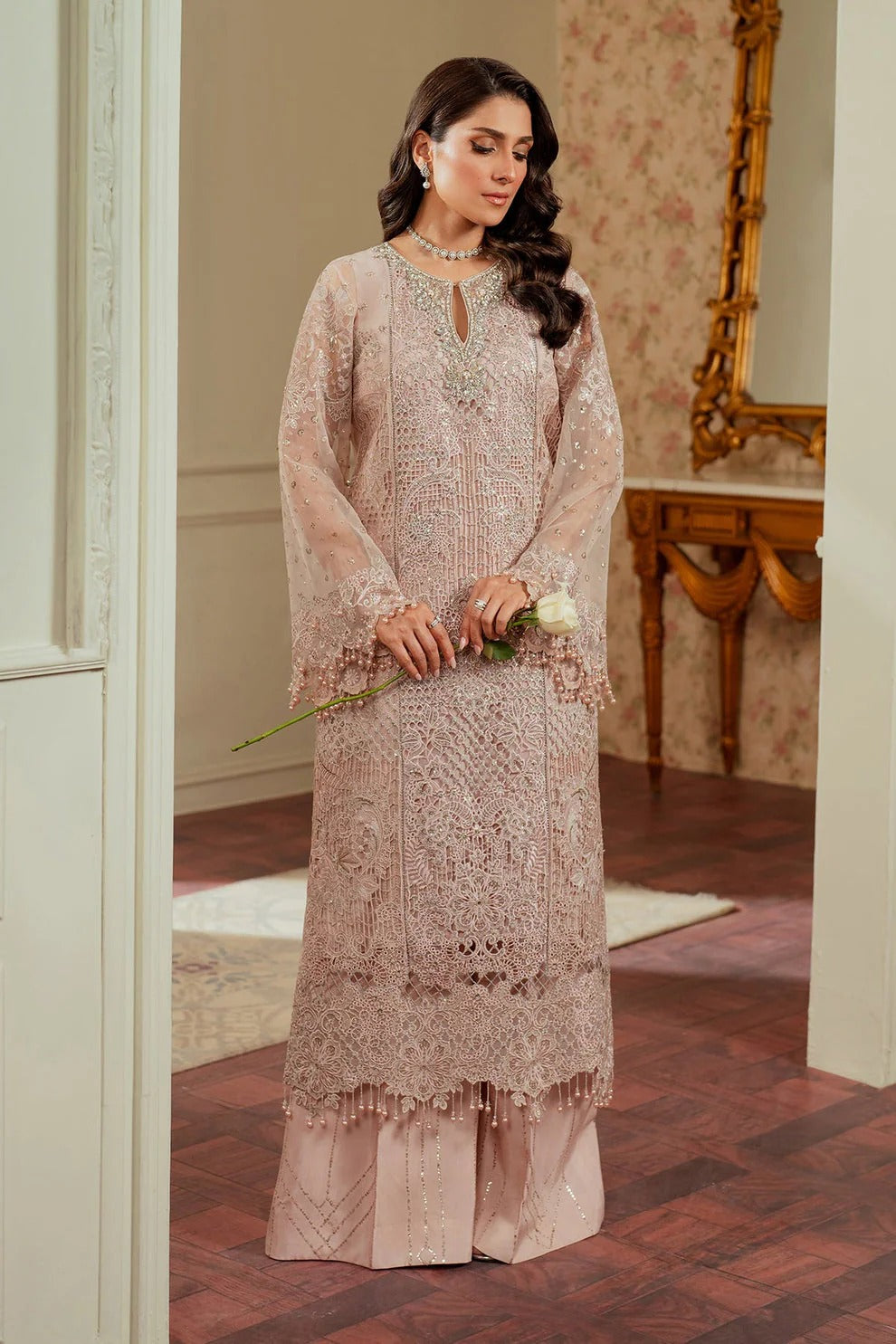 Baroque Chantelle Embroidered Organza CH13-04